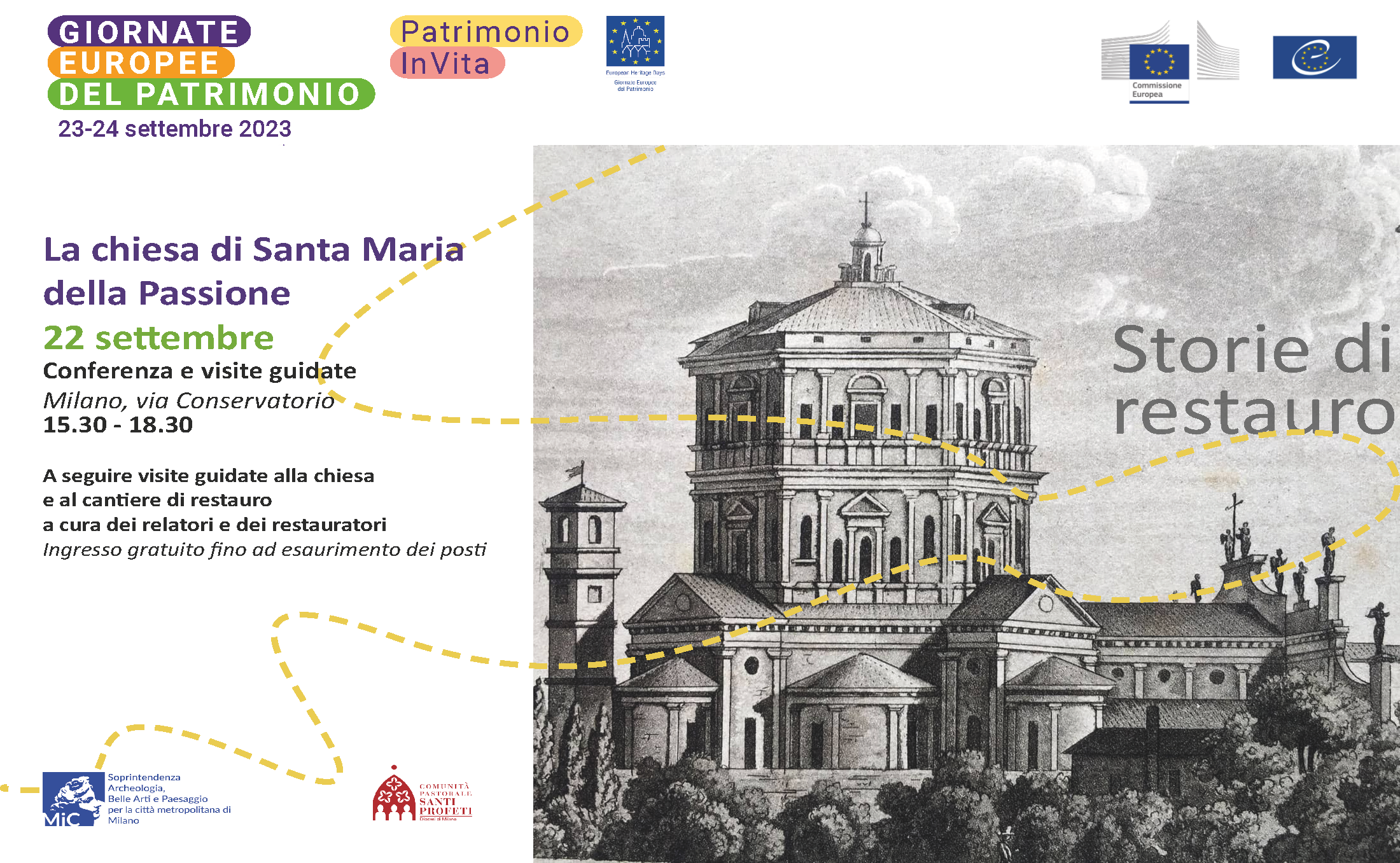 GEP 2023 – Storie di restauro. La chiesa di Santa Maria della Passione – 22 settembre – Conferenza e visite guidate